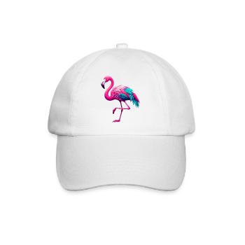 Flamant - Casquette classique - blanc/blanc - Devant