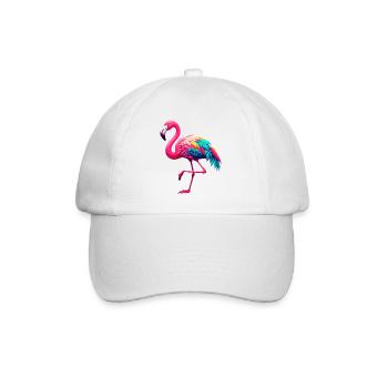 Flamant - Casquette classique - blanc/blanc - Devant