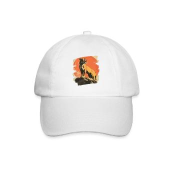 Lion de montagne Rétro - Casquette classique - blanc/blanc - Devant