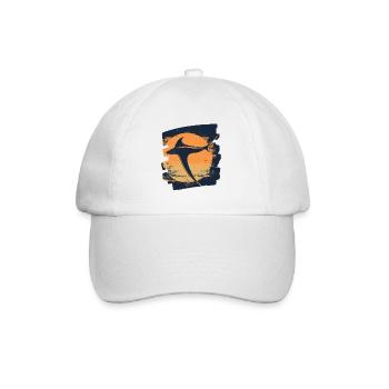 Raies Manta Rétro - Casquette classique - blanc/blanc - Devant
