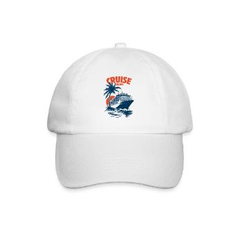 Escouade de croisière, Croisière, Bateau de croisière, Navire - Casquette classique - blanc/blanc - Devant