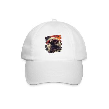 Faultier - Baseballkappe - Weiß/Weiß - Vorne