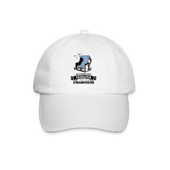 Ich brauche keine Therapie - Strandkorb - Baseballkappe - Weiß/Weiß - Vorne