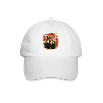 Petit panda - Casquette classique - blanc/blanc - Devant