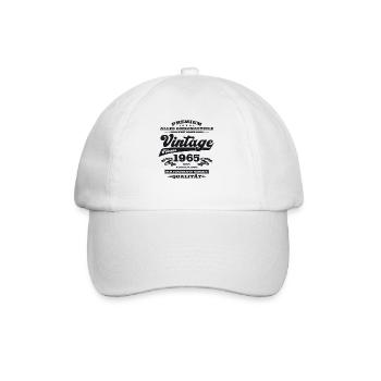 60th Birthday Gift Man Legend February 1965 - Baseball Cap - white/white - Front
