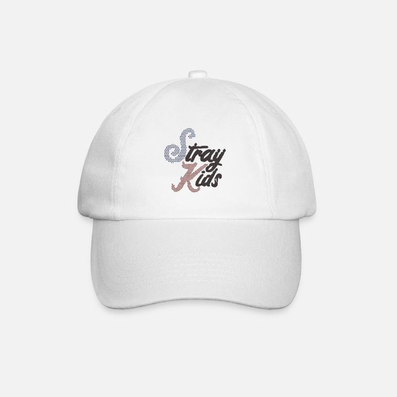 Stray Kids - Baseballkappe - Weiß/Weiß