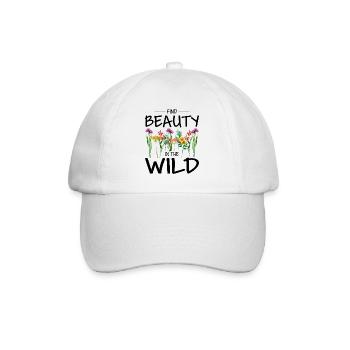 Fleurs sauvages Fleurs - Casquette classique - blanc/blanc - Devant