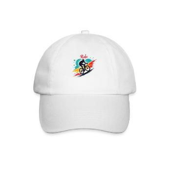 Vélo de route Vélo de route Vélos de route pour les amateurs de cyclisme Motard - Casquette classique - blanc/blanc - Devant