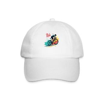 Vélo de route Vélo de route Vélos de route pour les amateurs de cyclisme Motard - Casquette classique - blanc/blanc - Devant