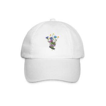 Blossom Spirit Blumenstrauß Blossom Spirit Floral - Baseballkappe - Weiß/Weiß - Vorne