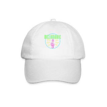 Techno House Party EDM Festival Goa Electro Rave - Casquette classique - blanc/blanc - Devant