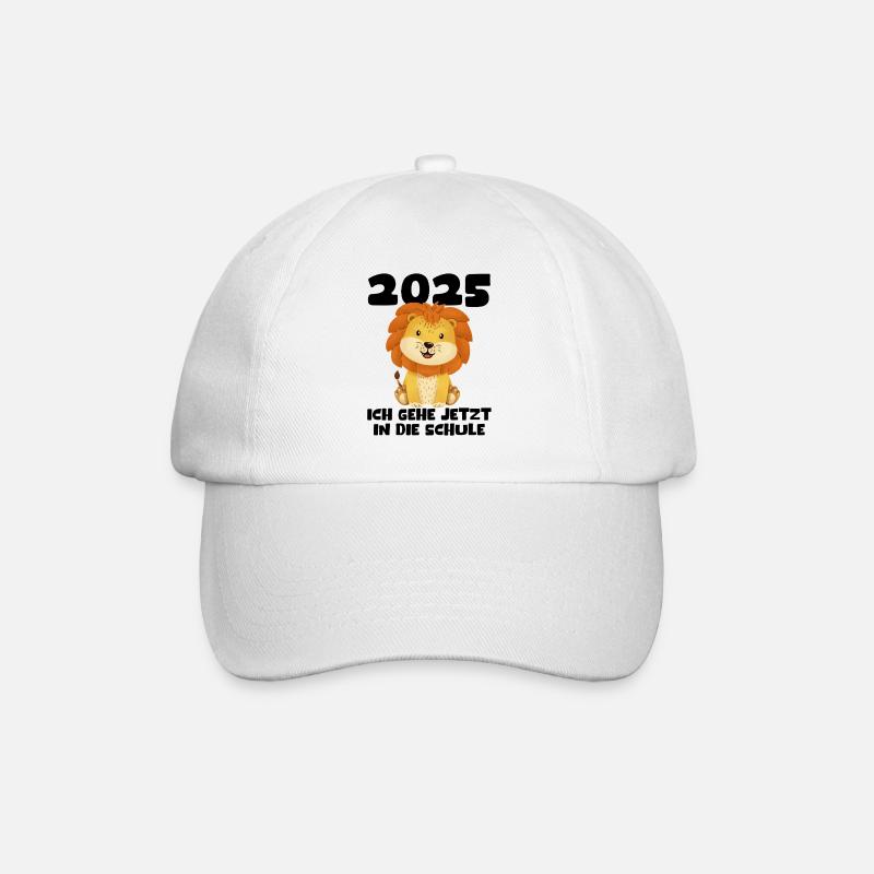 Schulkind 2025 Junge Mädchen Einschulung 2025 Deko - Baseballkappe - Weiß/Weiß