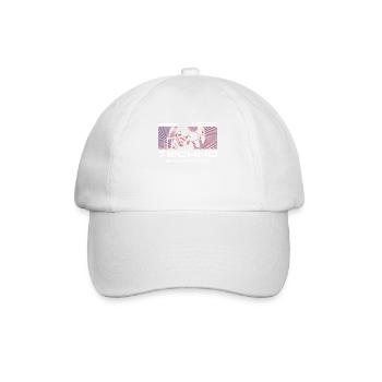 Techno House Party EDM Festival Goa Electro Rave - Casquette classique - blanc/blanc - Devant