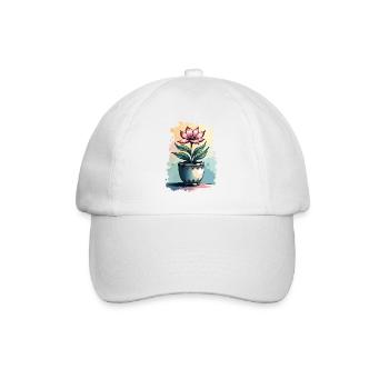 Blooming Beauty - Top floral à motif floral vintage - Casquette classique - blanc/blanc - Devant
