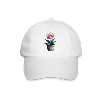 Blooming Beauty - Top floral à motif floral vintage - Casquette classique - blanc/blanc - Devant