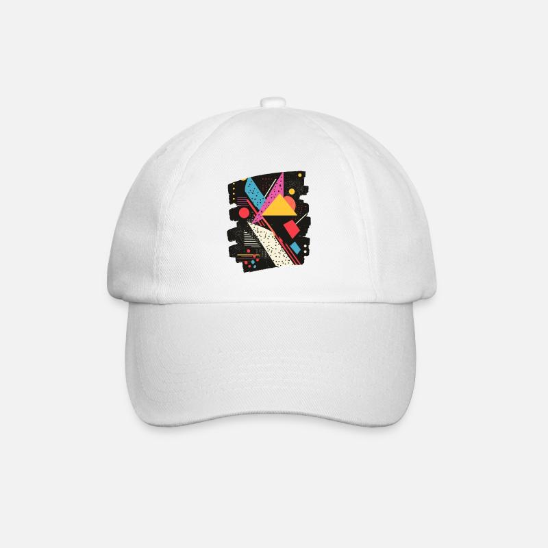 80s - Baseballkappe - Weiß/Weiß