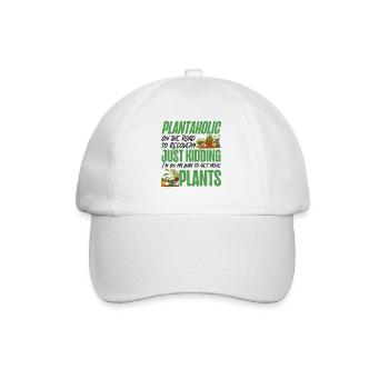 Amoureux des plantes Jardinage Plantaholic - Casquette classique - blanc/blanc - Devant