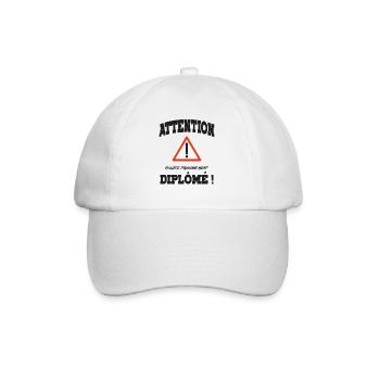 cadeau parfait, idéal pour un jeune conducteur - Casquette classique - blanc/blanc - Devant