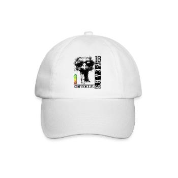 Strauß Vogel Teenager 18 Jahre Geburtstag Geschenk - Baseballkappe - Weiß/Weiß - Vorne