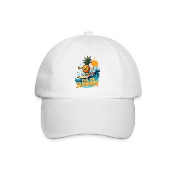 Ananas Surfer Surf Feel L’été - Casquette classique - blanc/blanc - Devant