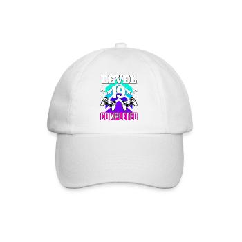 19 Anniversaire - Casquette classique - blanc/blanc - Devant