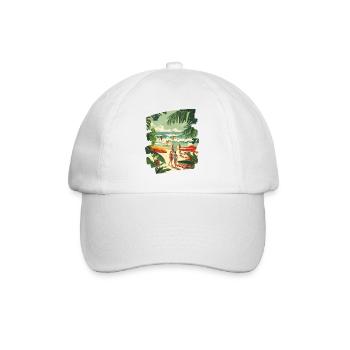 Surfer - Baseballkappe - Weiß/Weiß - Vorne