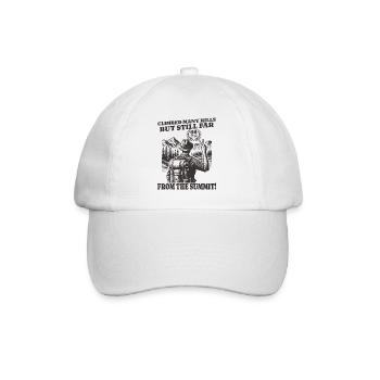 Funny Hiker's Birthday 66 Years - Baseball Cap - white/white - Front
