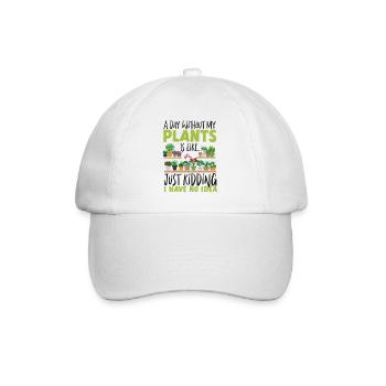 Amateur de plantes jardiner une journée - Casquette classique - blanc/blanc - Devant