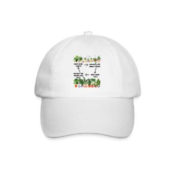 Les amateurs de plantes ont besoin de plus - Casquette classique - blanc/blanc - Devant