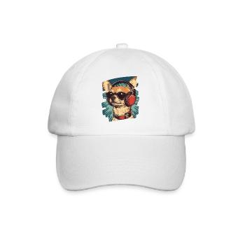 Chihuahua - Baseball Cap - white/white - Front