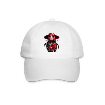 Russian Girl! Matryoshka Russian for Russians - Baseball Cap - white/white - Front
