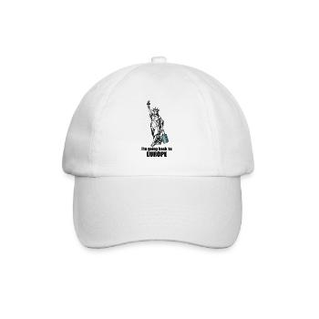 Funny Statue of Liberty USA America Sarcasm - Baseball Cap - white/white - Front
