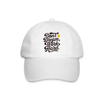 Ne rêvez pas de travailler dur - Casquette classique - blanc/blanc - Devant