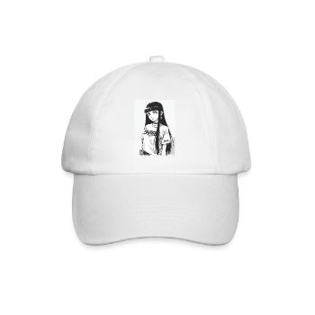 Cartoon Girl japonais et politique - Casquette classique - blanc/blanc - Devant