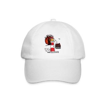 Lighthouse North Sea Baltic Sea Coast Maritime - Baseball Cap - white/white - Front