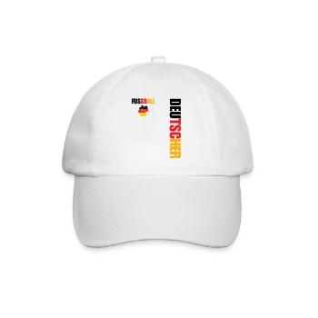 German team supporter football - Baseball Cap - white/white - Front