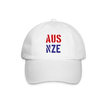 AUS - NZE - Nouvelle-Zélande - Australie - Neuseeland - Casquette classique - blanc/blanc - Devant