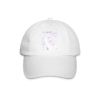 Drôle Opossum Wild Girl Fête Vacances Été - Casquette classique - blanc/blanc - Devant