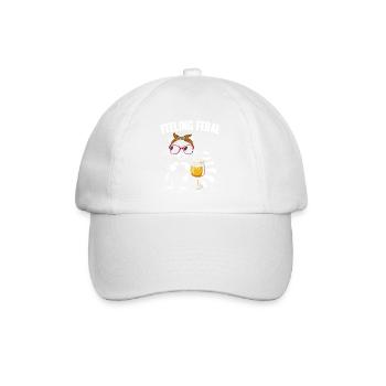 Drôle Opossum Wild Girl Fête Vacances Été - Casquette classique - blanc/blanc - Devant