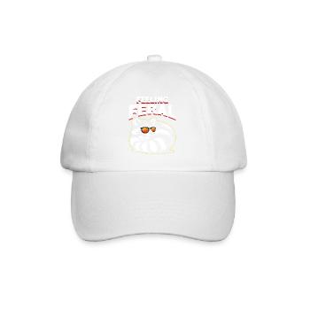 Drôle Opossum Wild Girl Fête Vacances Été - Casquette classique - blanc/blanc - Devant