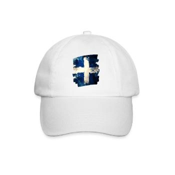Finnish flag Finland - Baseball Cap - white/white - Front