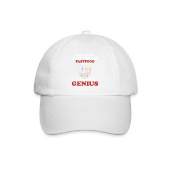 Celui qui met S dans la restauration rapide ! Burger - Casquette classique - blanc/blanc - Devant
