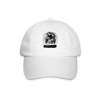 Cheveux de maman Je m’en fiche Maman disant Fête des mères - Casquette classique - blanc/blanc - Devant