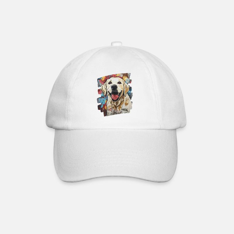 Labrador - Baseballkappe - Weiß/Weiß