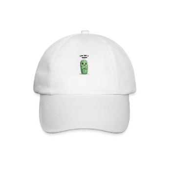 I'm Not a Hugger Cactus - Baseball Cap - white/white - Front