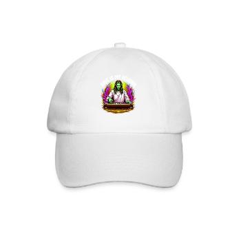 Rave, Techno, House, Party, EDM, Festival, Goa, Electro - Casquette classique - blanc/blanc - Devant