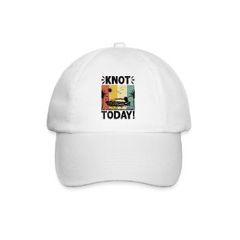 Knoten Heute Paddelboot - Baseballkappe - Weiß/Weiß - Vorne