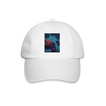 Bloom as you are - Flowers - Spring - Saying - Baseball Cap - white/white - Front