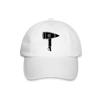 Hair dryer - Baseball Cap - white/white - Front