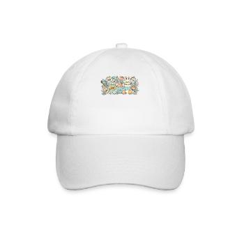 Tasse à café lapin de Pâques Latte Macchiato Pâques - Casquette classique - blanc/blanc - Devant